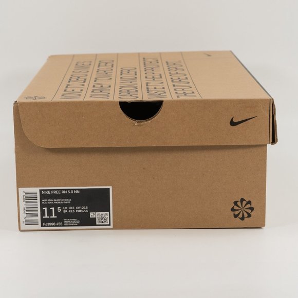Nike Free Run 5.0 Next Nature 'Deep Royal Photo Blue' FJ3996-455 size 7 - 14 - Picture 14 of 16